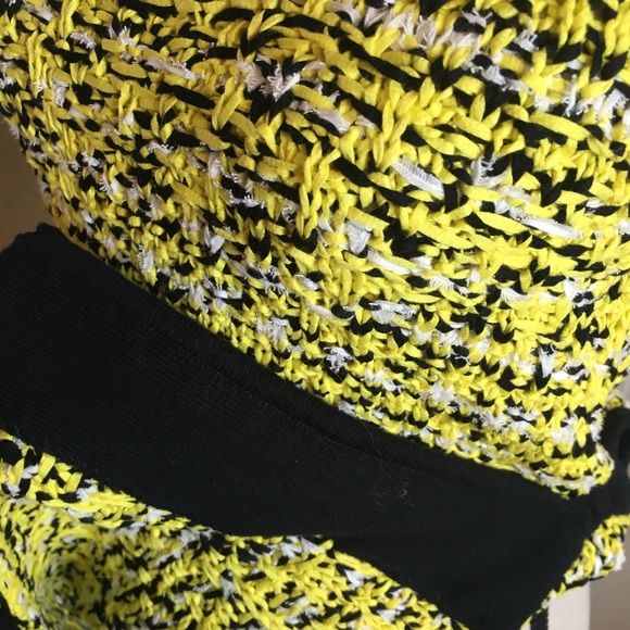 NWT RAG & BONE Viola Black Yellow Knit Tank Medium - Picture 7 of 10
